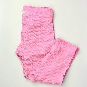 New Women’s Booty By Brabants Original Bubble Gum Pink Capri Leggings One Size 💕